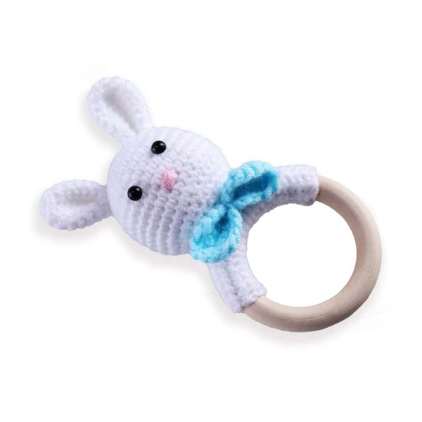 

Newborn Unisex Photography 3D Knit Cartoon Toy, Baby blue