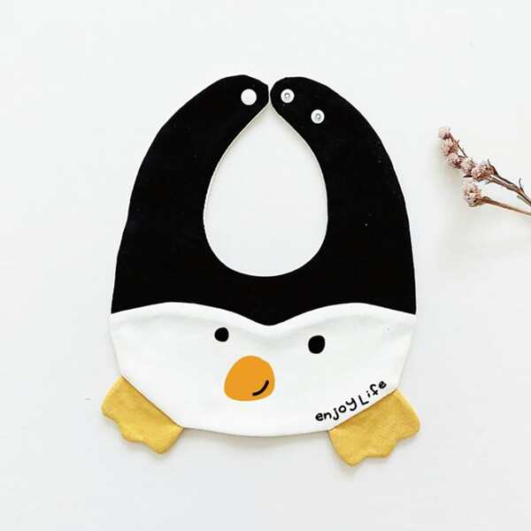 

Baby Cartoon Graphic Bib, Multicolor