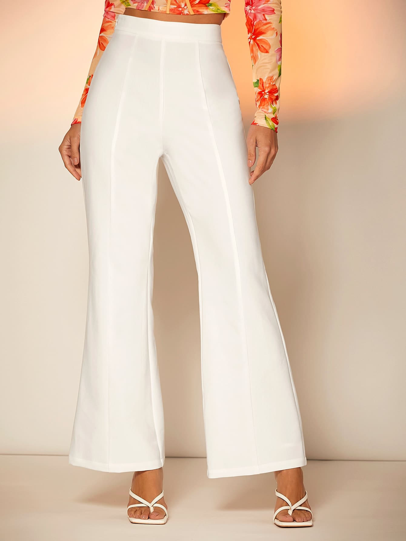 High Waist Flare Pants