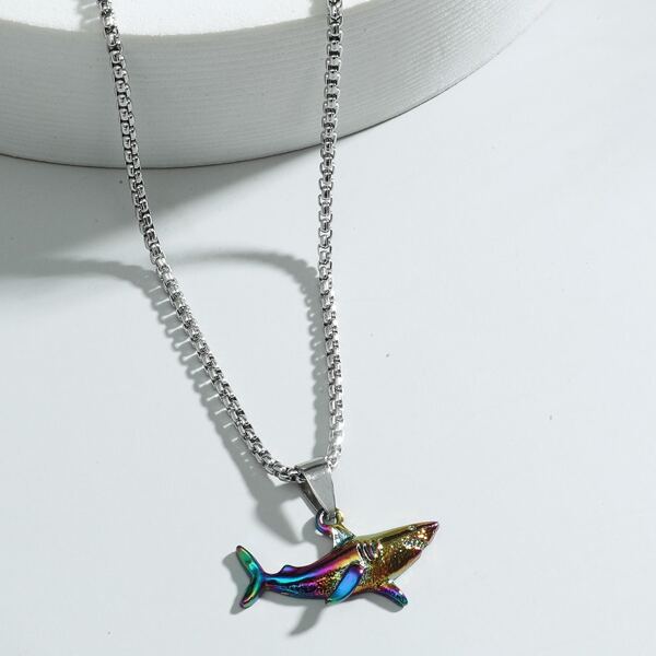 

Men Animal Charm Necklace, Multicolor