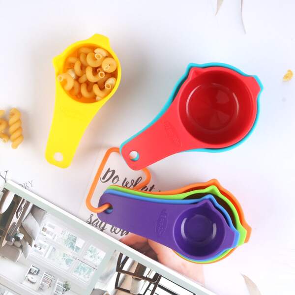 

7pcs Random Color Measuring Spoon, Multicolor