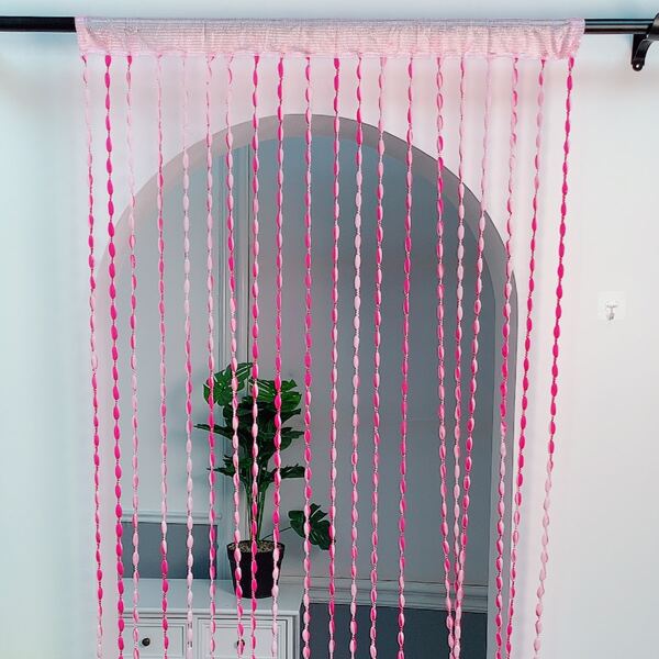 

Woven Single Linear Curtain, Multicolor