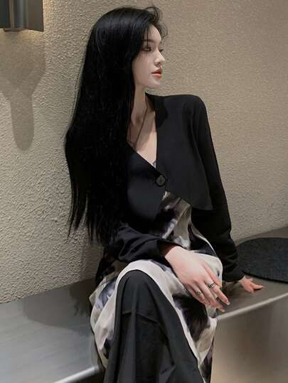 Solid Bolero Blazer