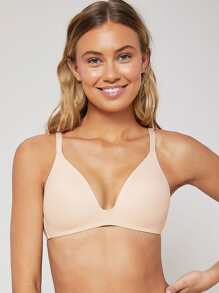 LUVLETTE 無鋼圈內衣 - 米色 - 查看 1