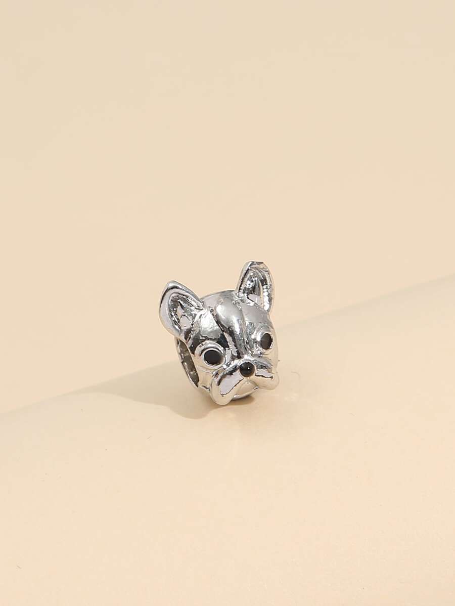Accesorio de joya DIY perro con diseño - Plateado - Ver 1