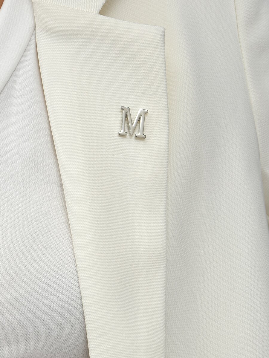 字母裝飾胸針 - 銀色 - 查看 1