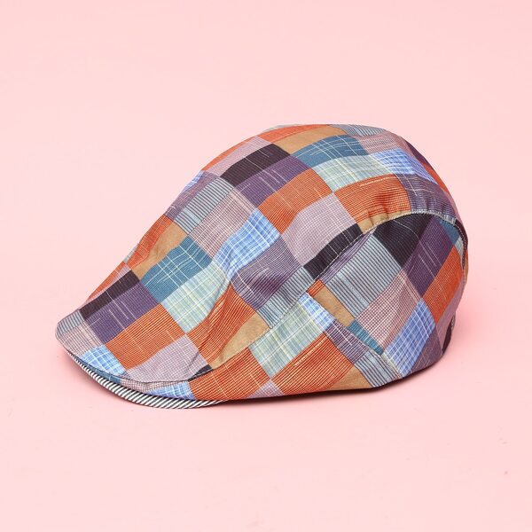 

Color Block Beret, Multicolor