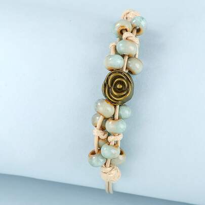 Ceramic Bead Decor Bracelet
