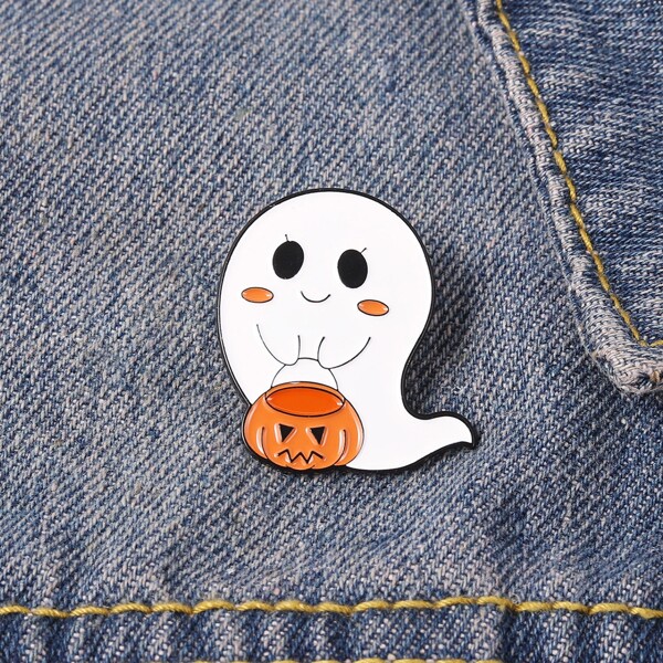 

Halloween Ghost Brooch, Multicolor