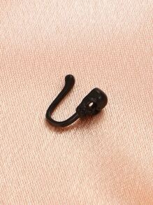 Brazalete de nariz con decoración de calavera - Negro - Ver 5