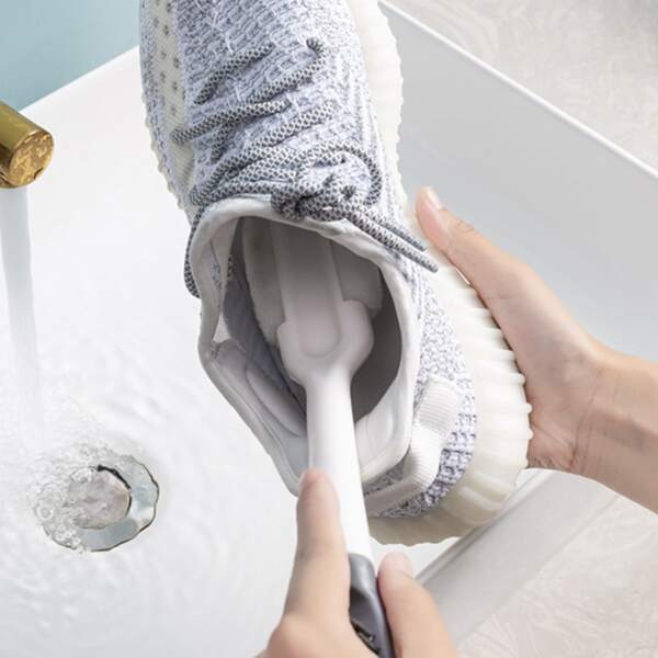

1pc Multifunction Shoe Brush, White
