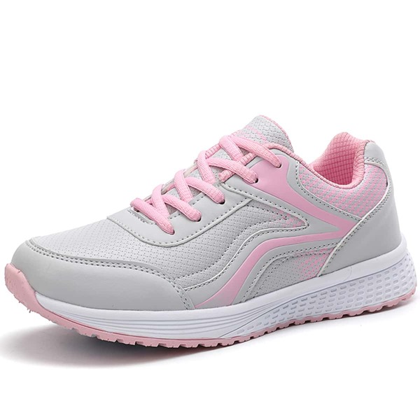 

Two Tone Lace-up Front Running Shoes, Multicolor