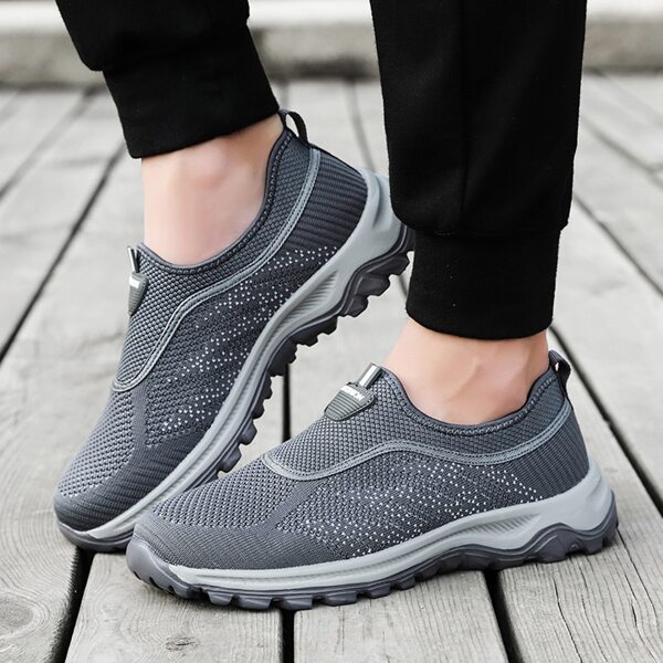 

Minimalist Slip-On Casual Shoes, Dark grey