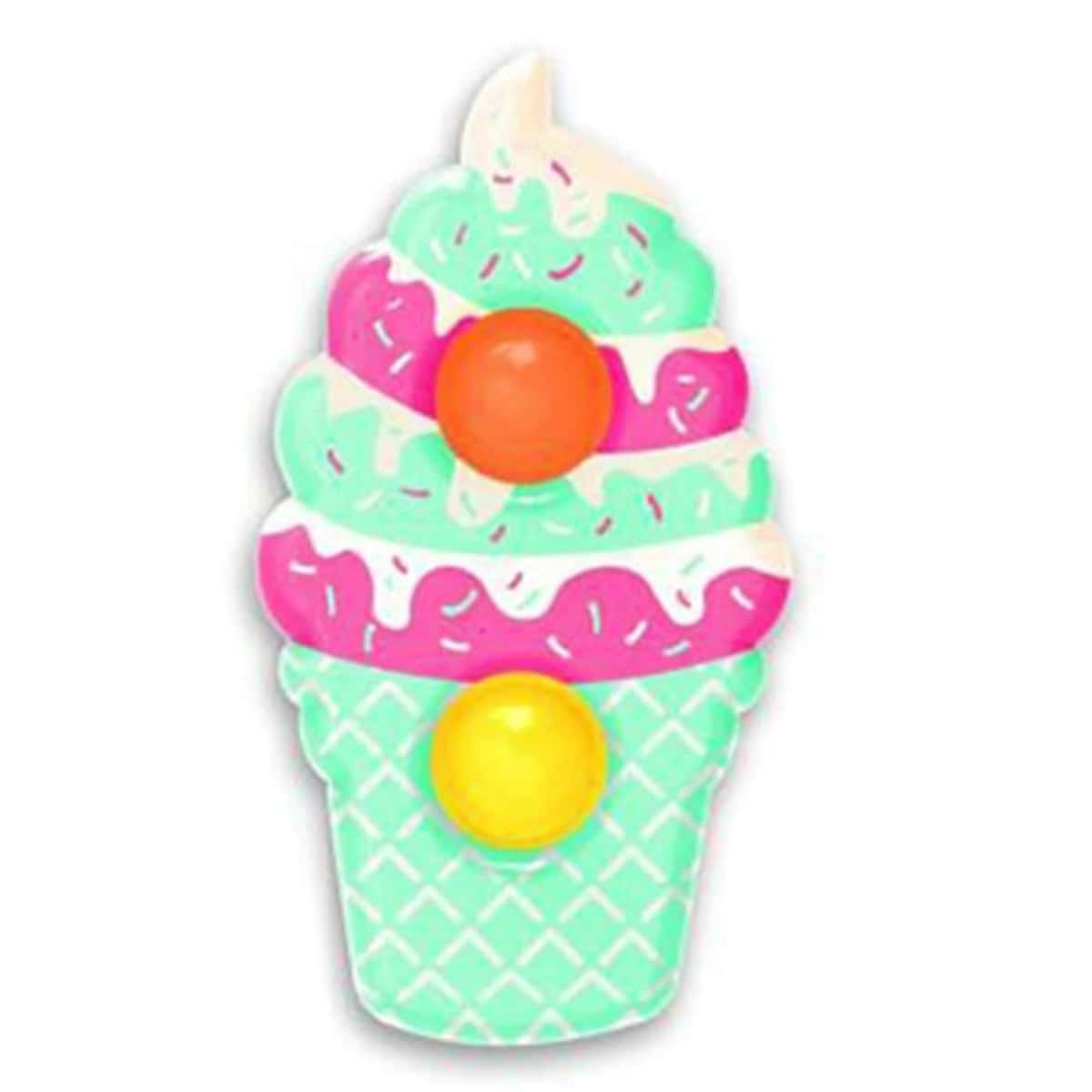 

1pc Random Ice Cream Push Pop Bubble, Multicolor