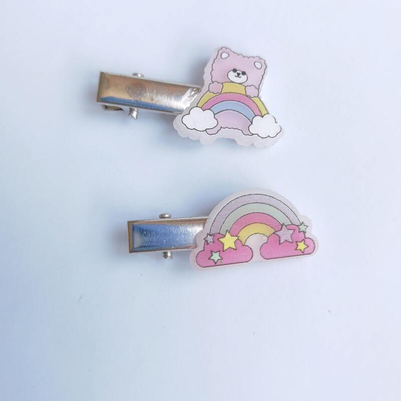 

16pcs Cartoon Decor Hair Clip, Multicolor