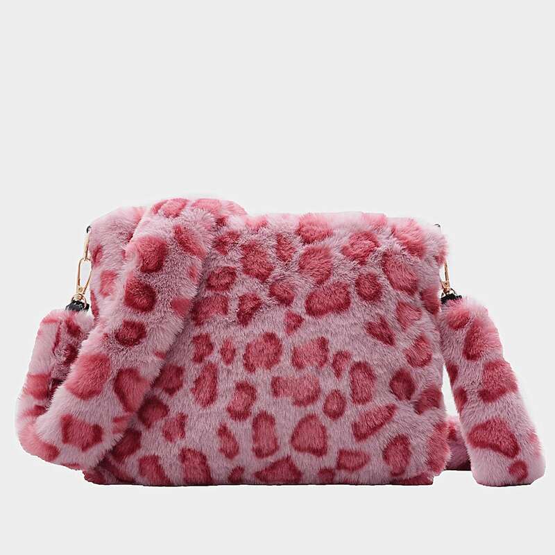 

Leopard Graphic Crossbody Bag, Multicolor