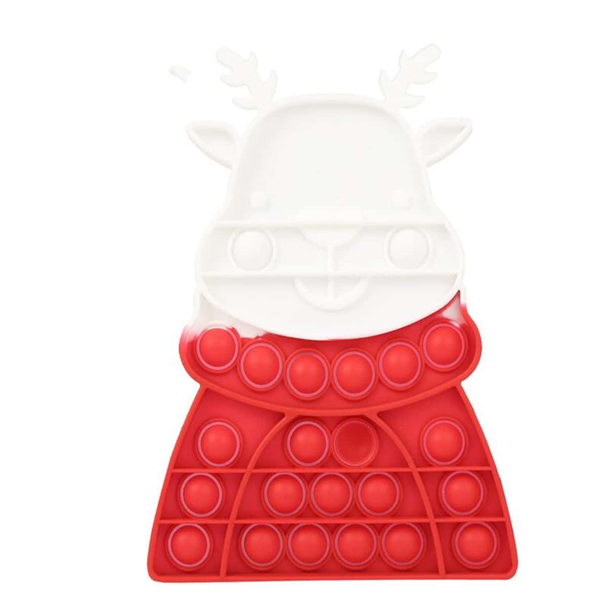 

1pc Random Christmas Push Pop Bubble, Multicolor