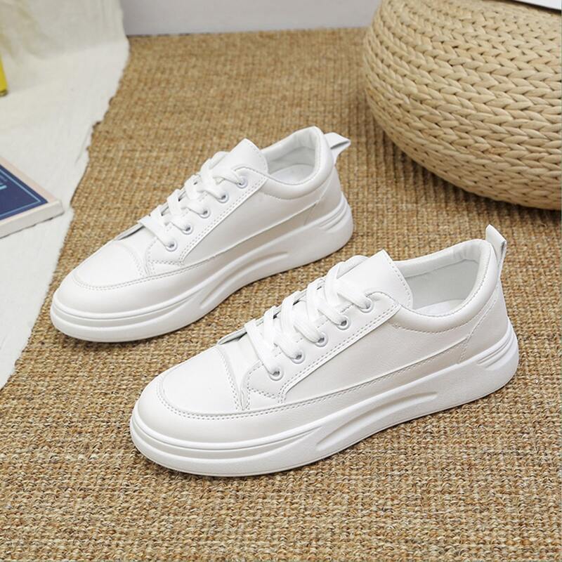 

Lace Up Front Skate Shoes, White