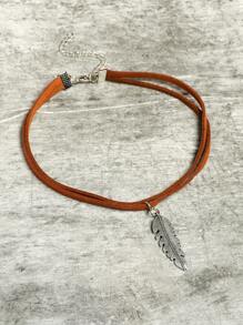 Gargantilla simple a capas - Café integral - Ver 2