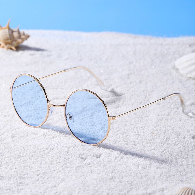

Round Metal Frame Sunglasses