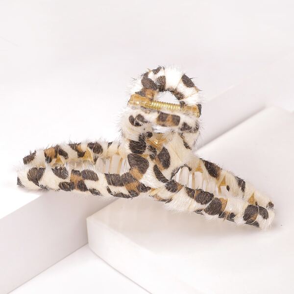 

Leopard Print Hair Claw, Multicolor