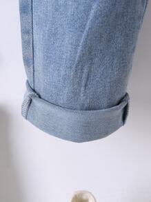 Niños Jeans desgarro con bolsillo oblicuo - Lavado ligero - Ver 3