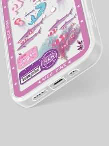 Cartoon Mermaid Phone Case - Multicolor - View 3