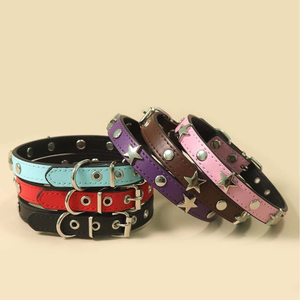 

1pc Random Star Pet Collar, Multicolor