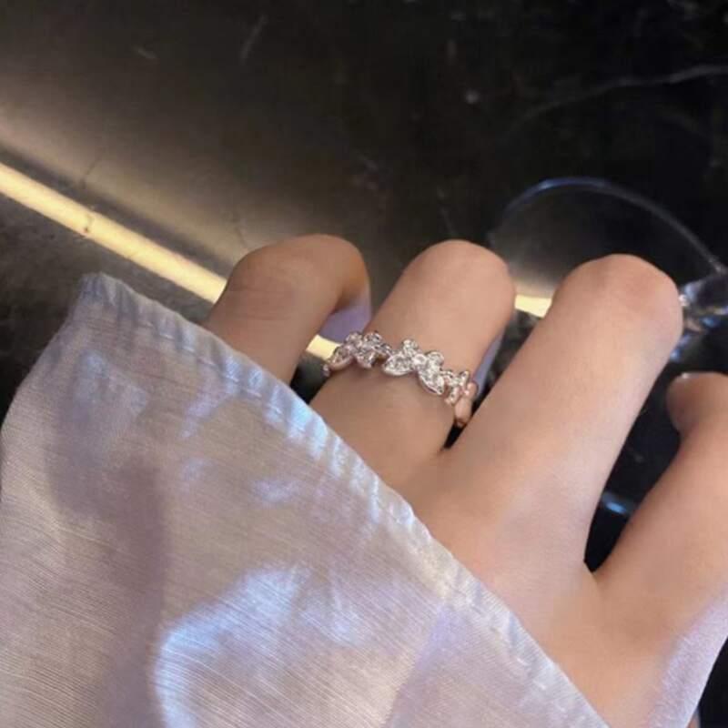 

Butterfly Decor Ring, Silver