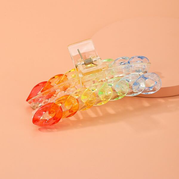 

Chain Decor Hair Claw, Multicolor