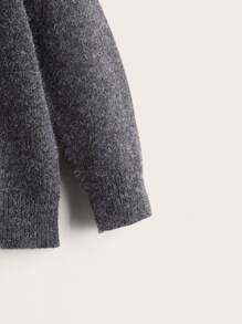 SHEIN Toddler Boys Geo Pattern Jumper - Multicolor - View 3