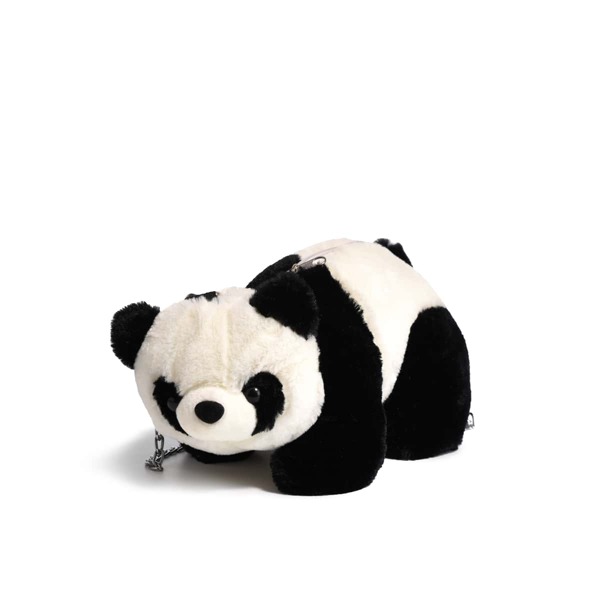 

Panda Design Chain Novelty Bag, Black and white