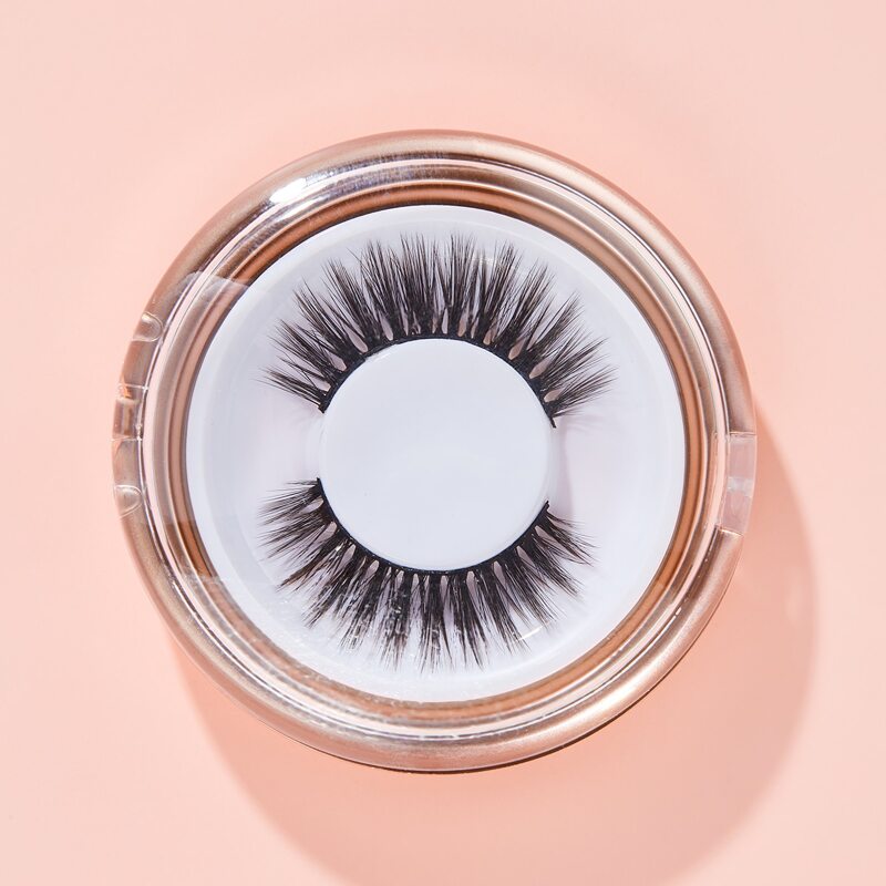

1pair Fake Eyelashes, Black