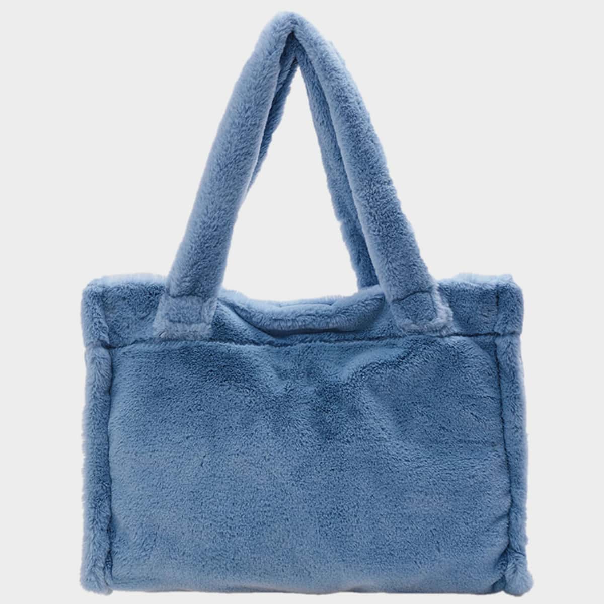 

Fluffy Tote Bag, Blue