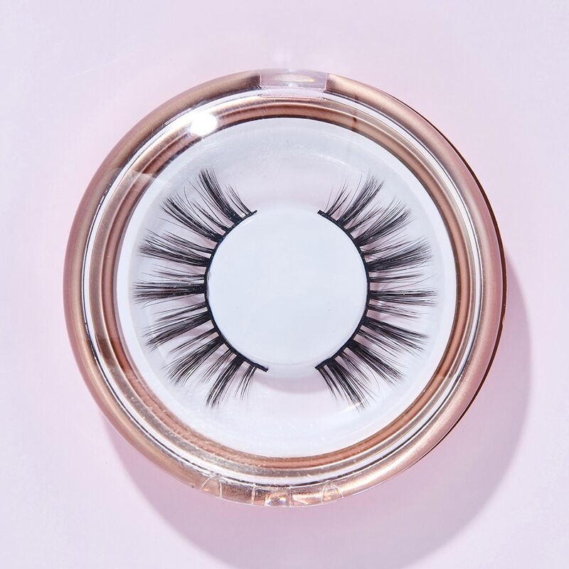 

1pair Fake Eyelashes, Black