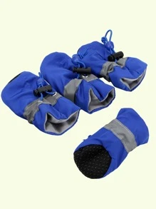 4入組透氣寵物鞋子