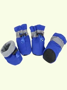 4入組透氣寵物鞋子