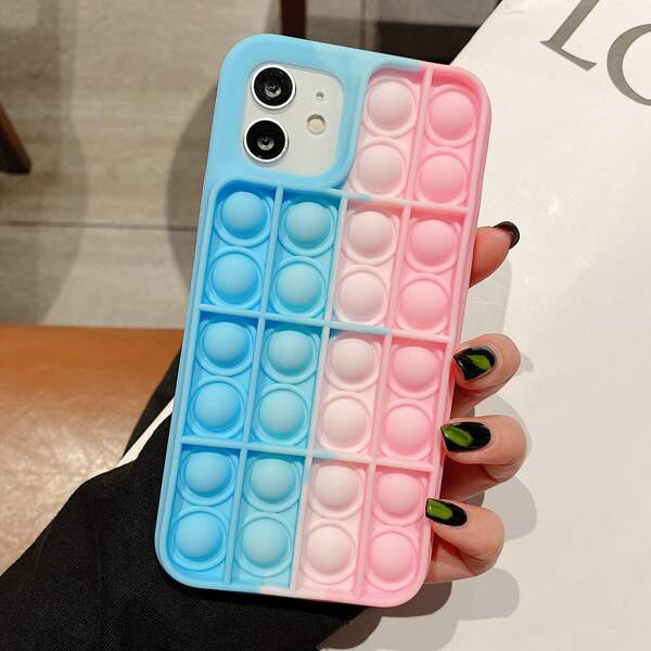 

Push Pop Bubble Fidget Phone Case, Multicolor