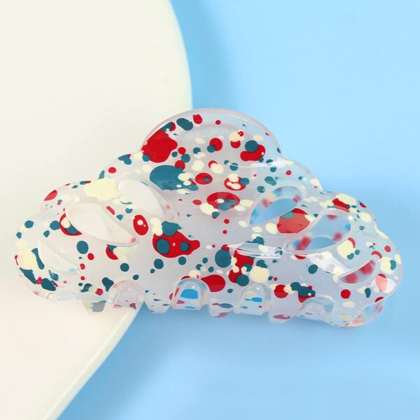 

Simple Acrylic Hair Claw, Multicolor