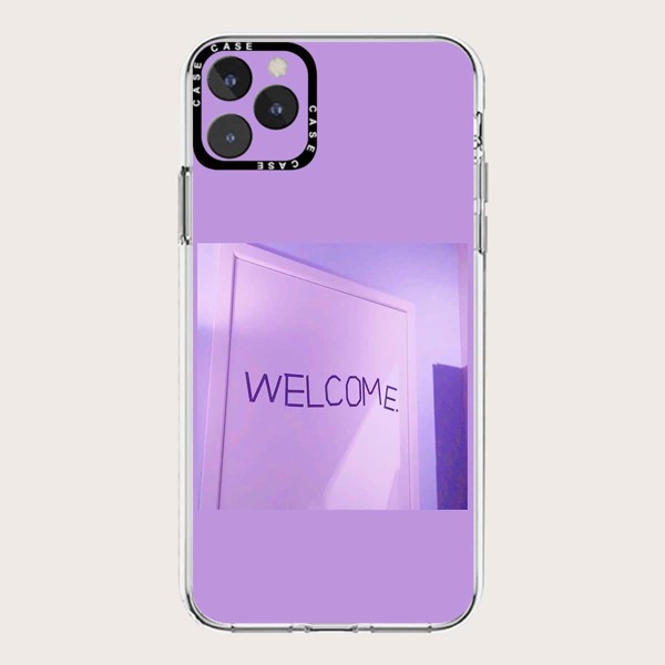 

Letter Graphic Phone Case, Multicolor