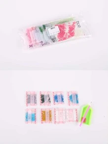 1pc DIY Diamond Mandala Bookmark - Multicolor - View 7