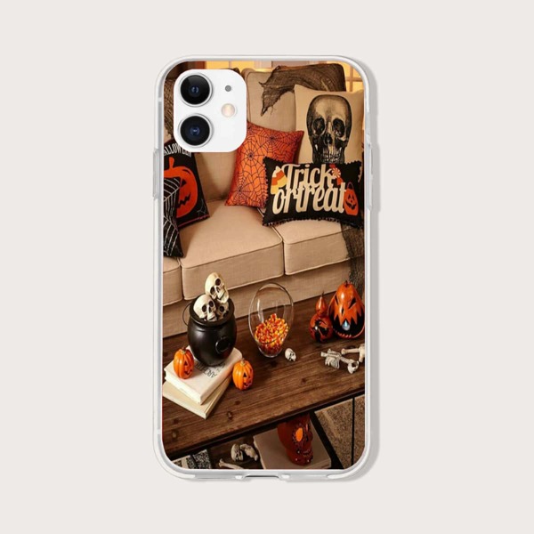 

Halloween Graphic Phone Case, Multicolor
