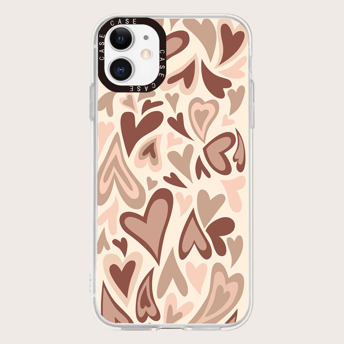 

Heart Pattern Phone Case, Multicolor
