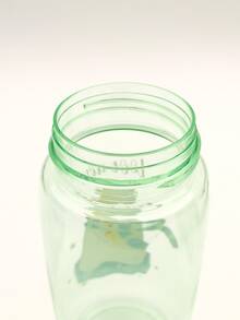 Bear Print Water Bottle - Green - View 5