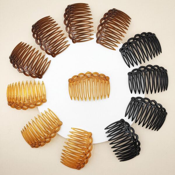 

12pcs Minimalist Hair Pin, Multicolor