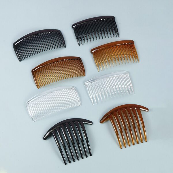 

8pcs Simple Hair Pin, Multicolor