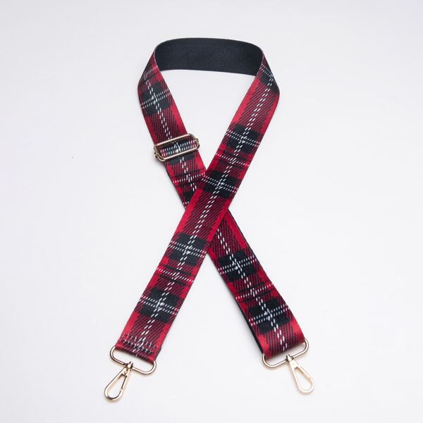 

Plaid Pattern Bag Charm, Multicolor
