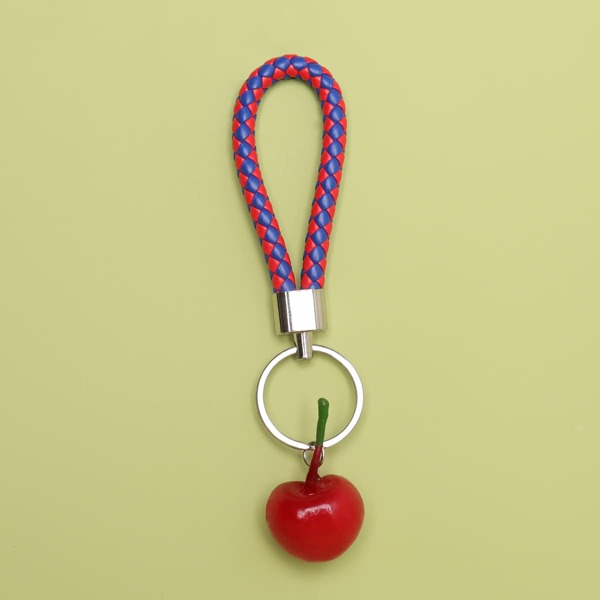 

Cherry Pendant Keychain, Multicolor