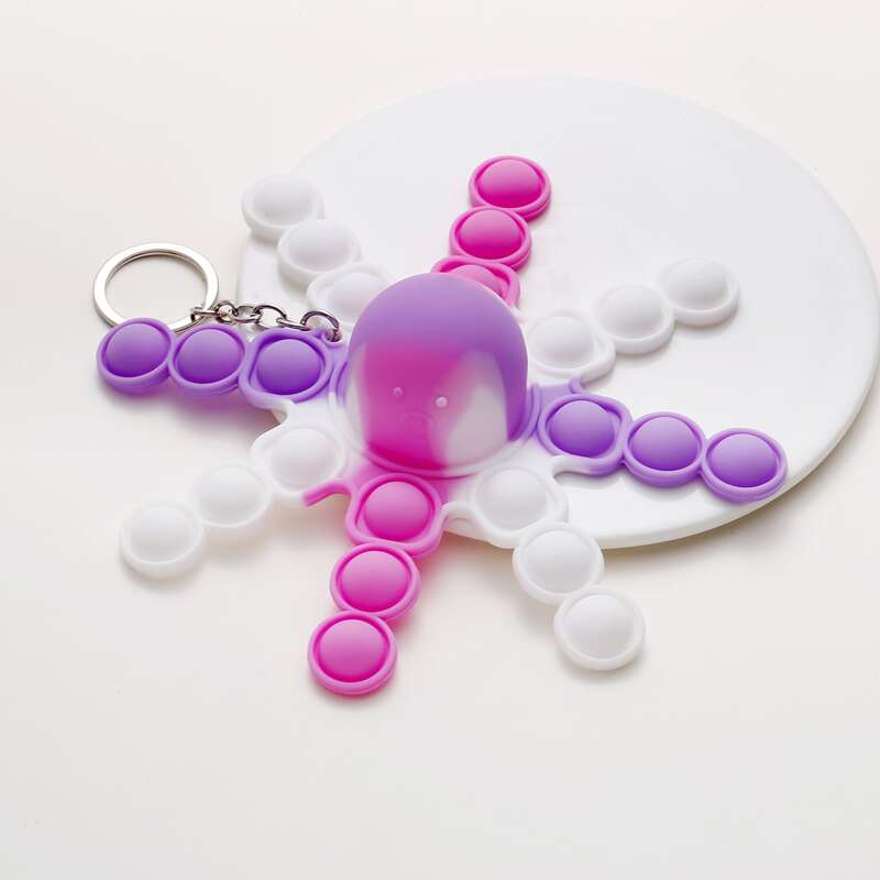 

1pc Colorful Keychain, Multicolor