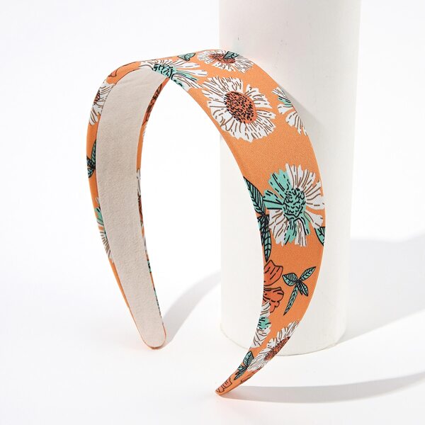 

Flower Print Hair Hoop, Multicolor